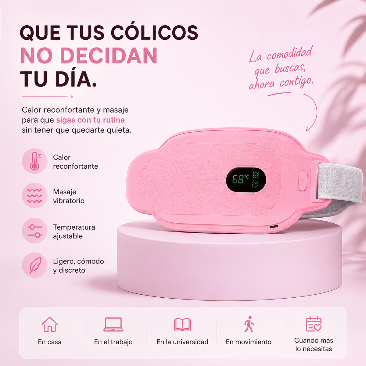 CalmiBelt | Que tus cólicos no decidan qué puedes hacer hoy
